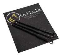 End Tackle PVA Stems, 65mm Length, With Flexi Ring Size 8 Swivel, Terminal Tackle Fishing Tackle
