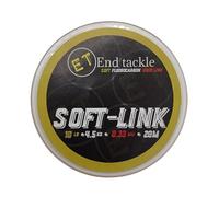 End Tackle Soft-Link Fluorocarbon Hooklink Material, 20m Spool, 10-25lb/0.33-0.53mm (10LB - 0.33mm)