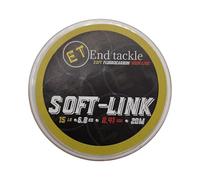 End Tackle Soft-Link Fluorocarbon Hooklink Material, 20m Spool, 10-25lb/0.33-0.53mm (15LB - 0.41mm)
