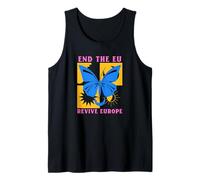 End The EU - Revive Euope (with a butterfly print) Tank Top