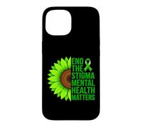 End the Stigma Mental Health Matters Awareness Case for iPhone 15