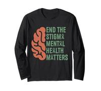 End The Stigma Mental Health Matters Long Sleeve T-Shirt