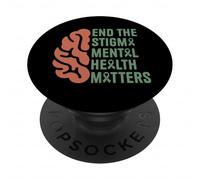 End The Stigma Mental Health Matters PopSockets Adhesive PopGrip