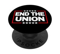 End The Union Bold Stars Scottish Welsh Independence PopSockets Adhesive PopGrip