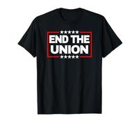 End The Union Bold Stars Scottish Welsh Independence T-Shirt