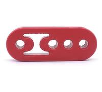 End Throat Car End Pipes 1 PCS Universal Exhaust Muffler Mounting Bracket Heavy Duty Rubber Hanger Bushing Support 2 4 7 Holes 1x Holes-Yellow(1x 4 Holes-red)