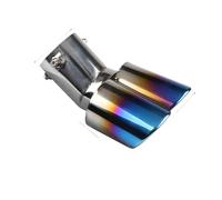 End Trim Interface 63mm Single/Dual Outlet Universal Car Exhaust Tip Steel Auto Tail Pipe Car Accessories For 1.5L-2.2L Exhaust Tailpipe(Type B)