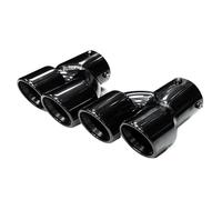 End Trim Quad Carbon Fiber Exhaust Tip For BMW G20 G21 M340i M240i G42 M440i Exhaust Tip Tailpipe Exhaust Exhaust Tailpipe(Black)