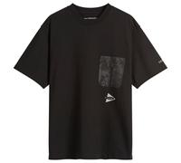 END. x and wander Print Pocket T-Shirt Black