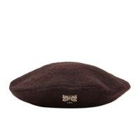 END. x Needles Women's ‘Rattan’ Beret Brown/Natural