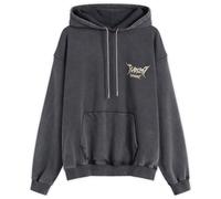 END. x Represent Men's 'Platinum' Oversized Hoodie Washed Grey