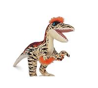 Endangered and Extinct EnE™ Raptor Dinosaur Plush Toy - 40cm Soft & Cuddly Utahraptor Stuffed Animal for Kids - Realistic Dino Toy Gift
