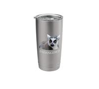 Endangered Animal Species Ring-Tailed Lemur Endangered Lemur Stainless Steel Insulated Tumbler