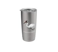 Endangered Animal Species Whooping Crane Bird Stainless Steel Insulated Tumbler