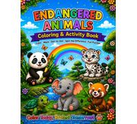 Endangered Animals Coloring & Activity Book