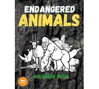 Endangered Animals Coloring Book: Easy to Color Exotic Wildlife for Kids