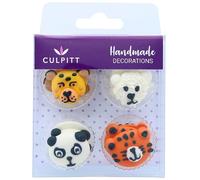 Endangered Animals Sugar Cupcake Toppers - 12 Pack