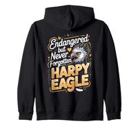 Endangered but Never Forgotten Harpy Eagles Zip Hoodie