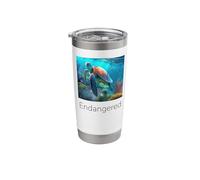 Endangered Hawksbill Sea Turtle Stainless Steel Insulated Tumbler