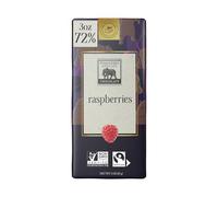 Endangered Species Chocolate The Grizzly Bar; Dark Chocolate & Raspberries 85 gm