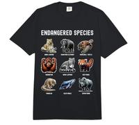 Endangered Species Educational Wildlife Conservation Gift Comfort Colors Adult Heavyweight T-Shirt