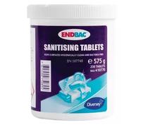 Endbac Sanitising Tablets - Effective Cleaner for Utensils & Surfaces | Powerful Germ | Utensils & Surfaces | Protection & Disinfection Solution - 230 Tablets