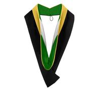 Endea Graduation Bachelors Hood for Science, Mathematics, Political Science, College Degrees - University Academic Regalia, Gold/Green/White, One size