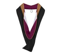 Endea Graduation Masters Hood for Business, Accounting, Commerce, Industrial, Labor Relations, College Degrees - Unisex, Drab/Maroon/White, One size