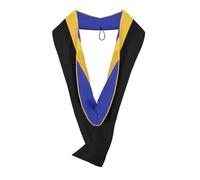 Endea Graduation Masters Hood for Science, Mathematics, Political Science, College Degrees - University Academic Regalia, Gold/Royal Blue/Gold, One size
