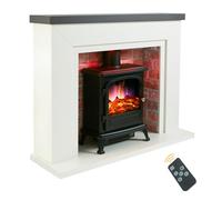 Endeavour Fires Farlington Electric Fire and Surround, Log Burner Stove