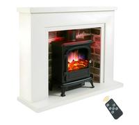Endeavour Fires Farlington Electric Fire and Surround, Log Burner Stove