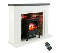 Endeavour Fires Farlington Electric Fire and Surround, Log Burner Stove