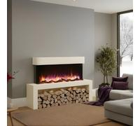 Endeavour Fires & Fireplaces Endeavour Fires Wykeham 47" Wall Mounted Electric Fire And Surround, White
