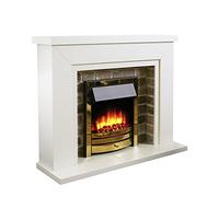 Endeavour Fires Flamborough 48 Inch Electric Fireplace Suite with Surround
