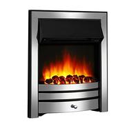 Endeavour Fires Roxby Inset Electric Fire, Chrome Trim and Fret