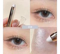 Ended Eye Brightener Stick with Brush Waterproof Long-Lasting Metallic Eyeshadow Multi-Use Makeup Highlighter for Women