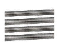 Ended Stud Screws， 304 Stainless Steel Fully Threaded Rods M2-M12 x 250mm Pack of 2-5(M4 x 250mm 5pcs)