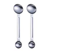 Ended Teaspoon Duals Ended Coffee Measuring Spoon 5ml and 15ml for Brewing and Cooking Adjustable Measuring Cup