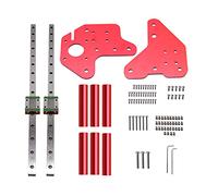 Ender 3 Dual Z-axis MGN12 Linear Rail Guide Kit with Fix Plate Mount Bracket for Ender 3 Pro Ender-3 V2 3D Printer Upgrades (Z Axis, with Linear Rail)