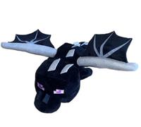 Ender Dragon Soft Toy 25cm Minecraft Mob Plush Black Dragon