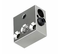 Ender Heater Block, CR-10 Upgrade Copper Plated Heater Block High Temperature Heating Block with Silicone Sock Compatible with Ender 3/Ender 3 V2/Pro/Ender 5/Plus/CR10/S4/S5 3D Printer Hotend