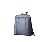 Enderby Leather Backpack for Women - Real Leather Rucksack with Multiple Compartments, Adjustable Straps & Front Zip Pocket - Everyday Travel Work Bag - W27 x H28 x D12cm (Navy)