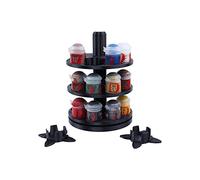 EnderToys 3-Tier Spinning Paint Rack, Compatible with Citadel Paints, 3D Printed