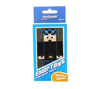 EnderToys Blue Hair Miner Boy Action Figure