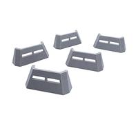 EnderToys Bunker Walls, Terrain Scenery for Tabletop 28mm Miniatures Wargame, 3D Printed and Paintable