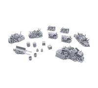 EnderToys Clorehaven Barricades by Printable Scenery, 3D Printed Tabletop RPG Scenery and Wargame Terrain 28mm Miniatures