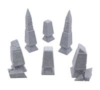 EnderToys Elven Waystones by Makers Anvil, 3D Printed Tabletop RPG Scenery and Wargame Terrain for 28mm Miniatures