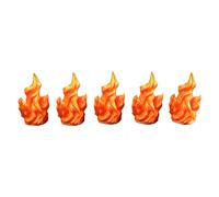 EnderToys Fire Tokens, Terrain Scenery for Tabletop 28mm Miniatures Wargame, 3D Printed and Paintable