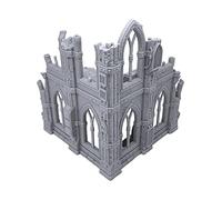 EnderToys Gothic Sci-Fi Ruins by Terrain4Print (Set C), 3D Printed Tabletop RPG Scenery and Wargame Terrain for 28mm Miniatures