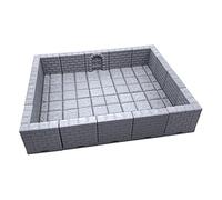 EnderToys Locking Dungeon Tiles - Masonry and Stone, Wargame Terrain for Tabletop 28mm Miniatures, 3D Printed Scenery